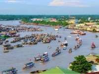 Carte du Delta du Mékong Vietnam : Guide complet pour explorer ce labyrinthe fluvial