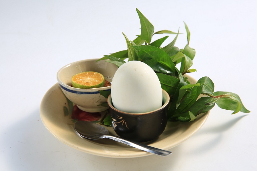 Trứng vịt lộn - Le foetus de canard