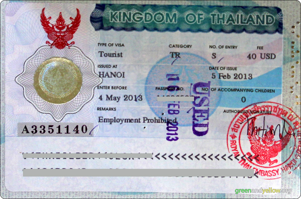 forum voyage thailande visa
