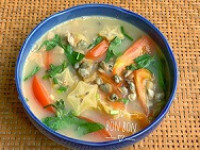 Soupe de corbicula aux caramboles acidulées, Canh hến khế chua